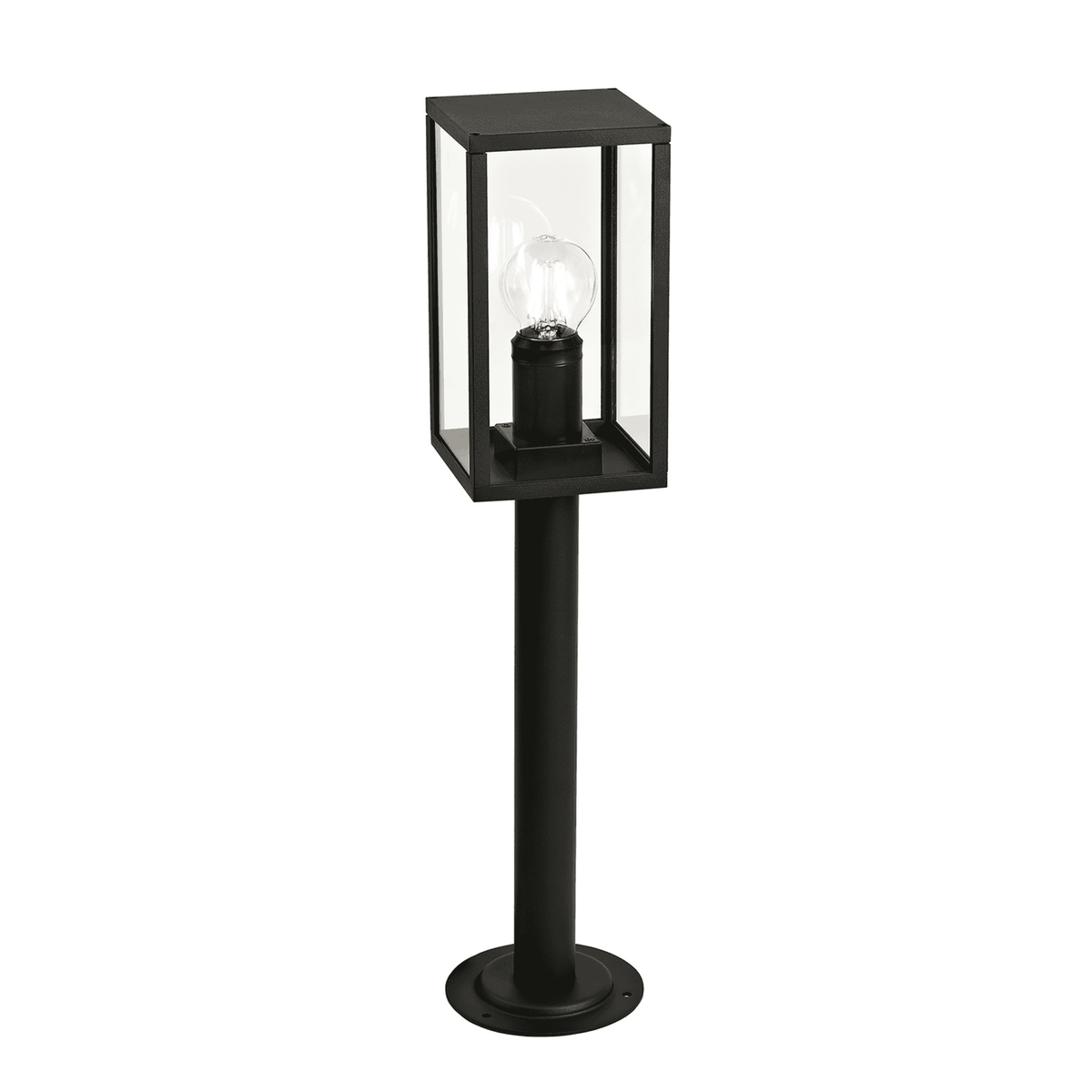 Meavy IP54 Short Post Bollard Light in Graphite Black