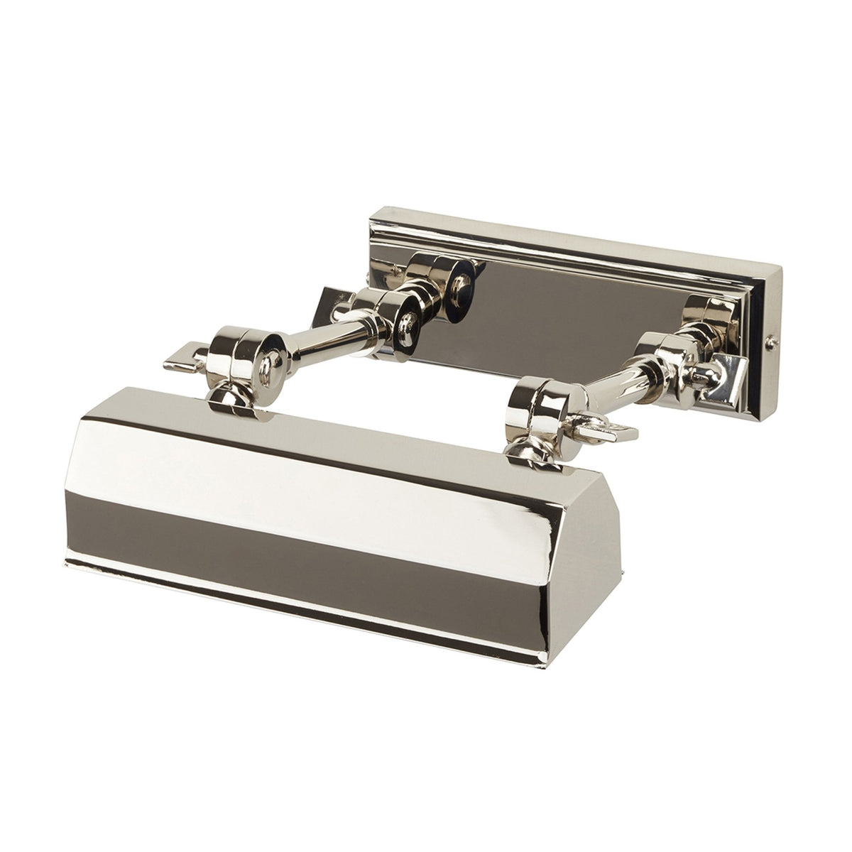 Chawton Small Adjustable Picture Light in Polished Nickel