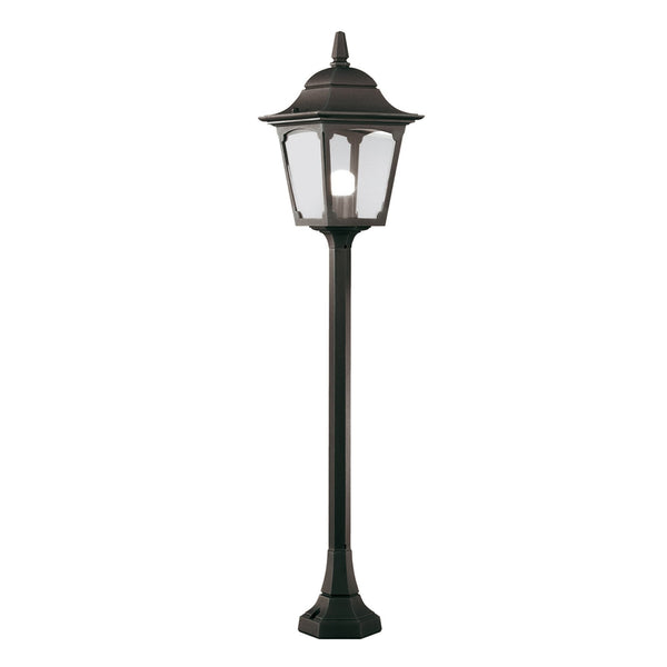 Chapel IP44 Pillar Lantern in Black