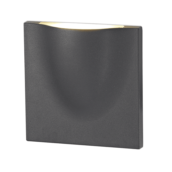 Wrangaton Wall 6W LED IP54 Lamp in Anthracite