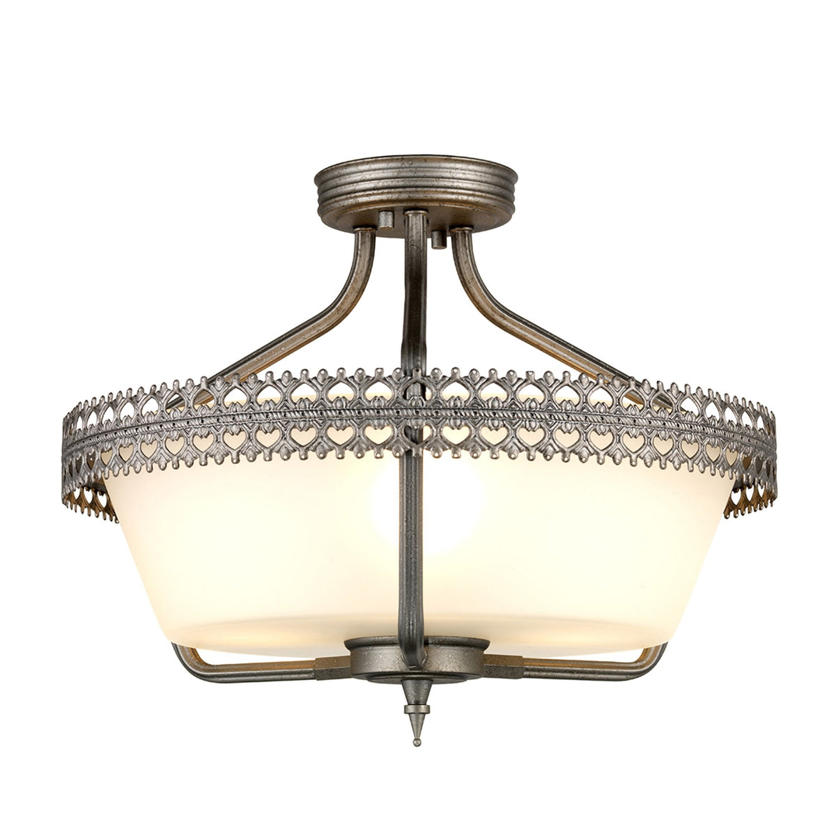 Crown Duo Mount Semi-Flush or Pendant Light