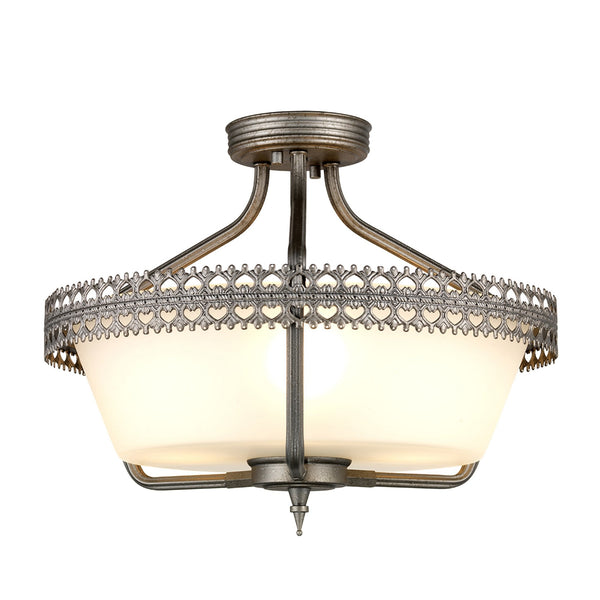 Crown Duo Mount Semi-Flush or Pendant Light