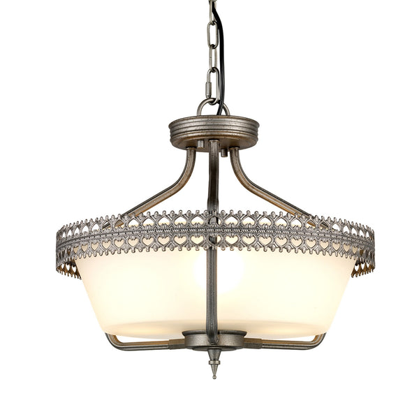 Crown Duo Mount Semi-Flush or Pendant Light