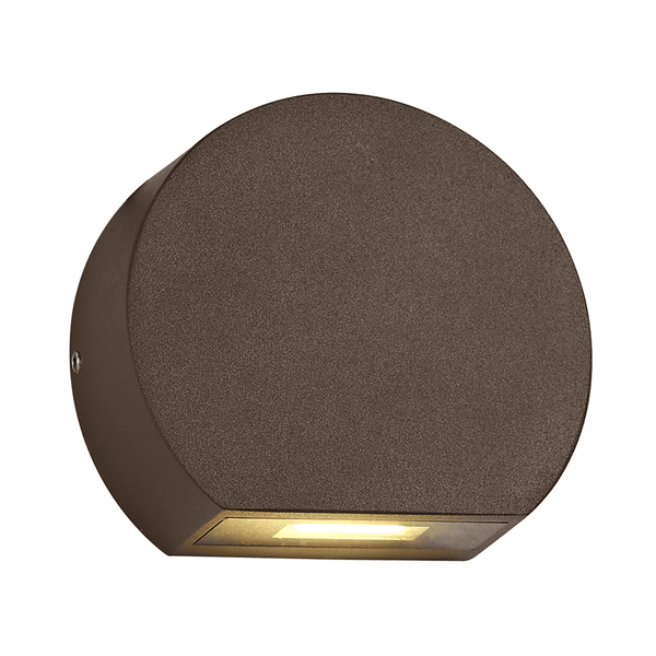 Cornwood 3W LED IP54 Wall Light in Dark Brown