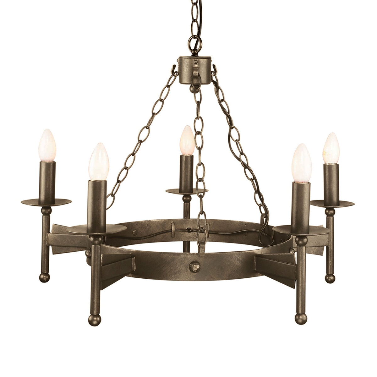 Cromwell Medieval Style 5 Light Chandelier