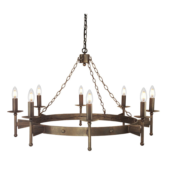 Cromwell Medieval Style 8 Light Chandelier