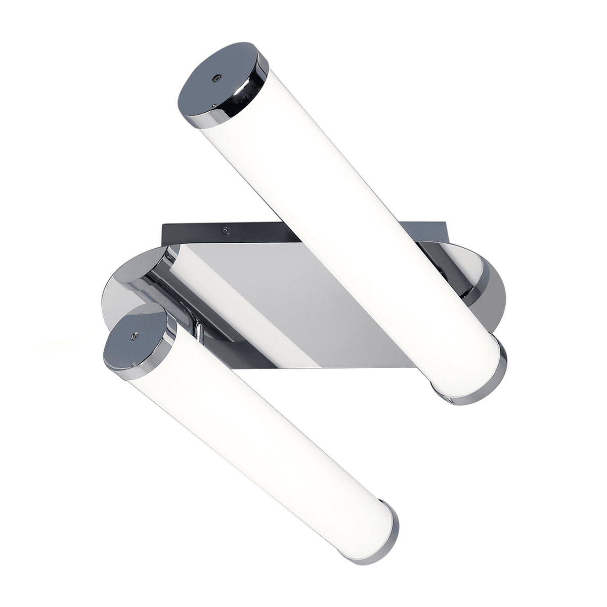 Kingswear 2 x 9W LED Bathroom IP44 Ceiling Light in Polished Chrome