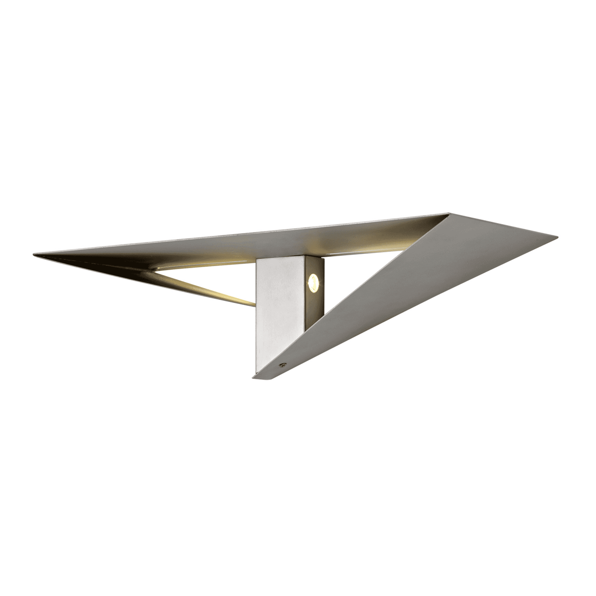 Merton 2 x 3W LED Wall Light in Painted Silver