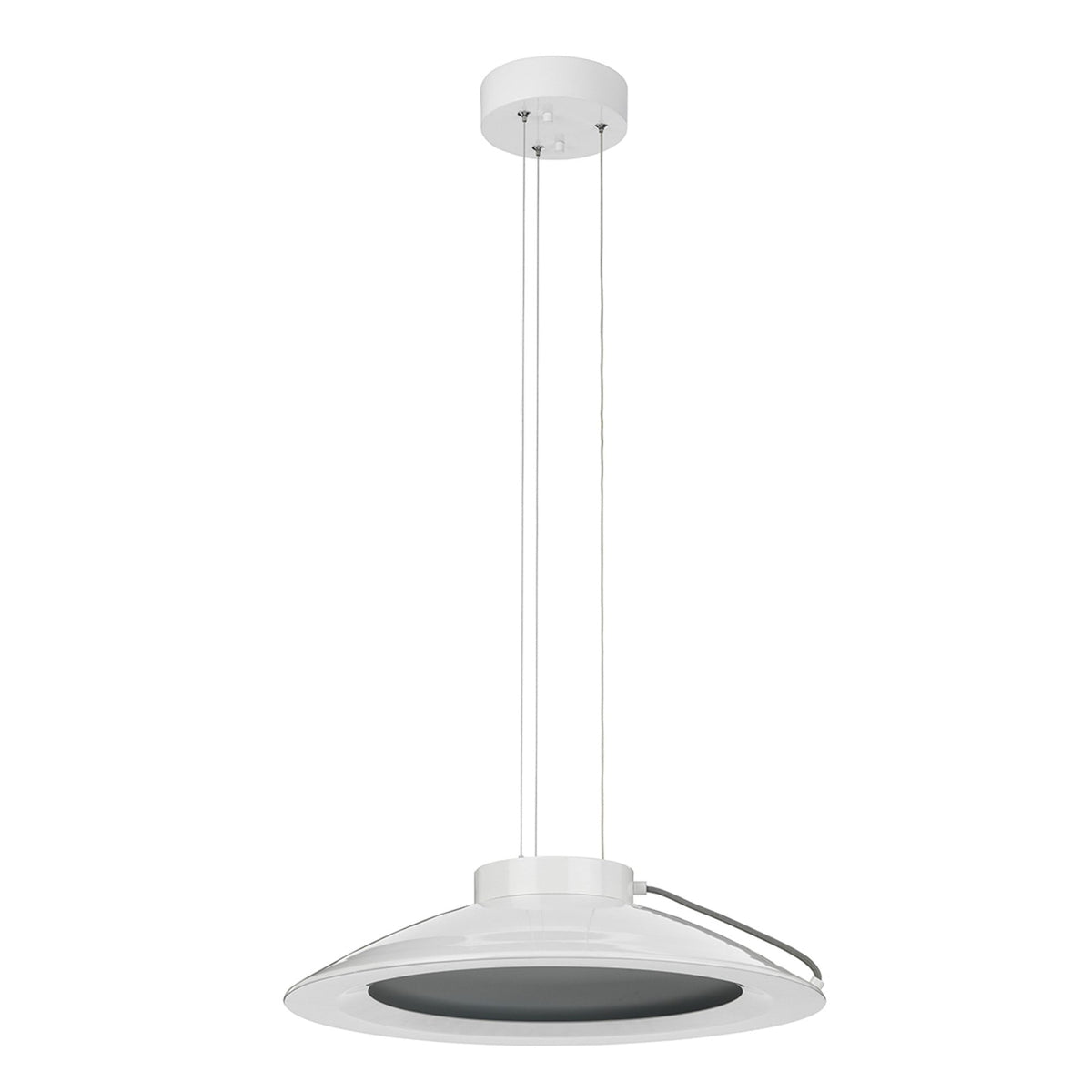 Europa Large LED Pendant in White