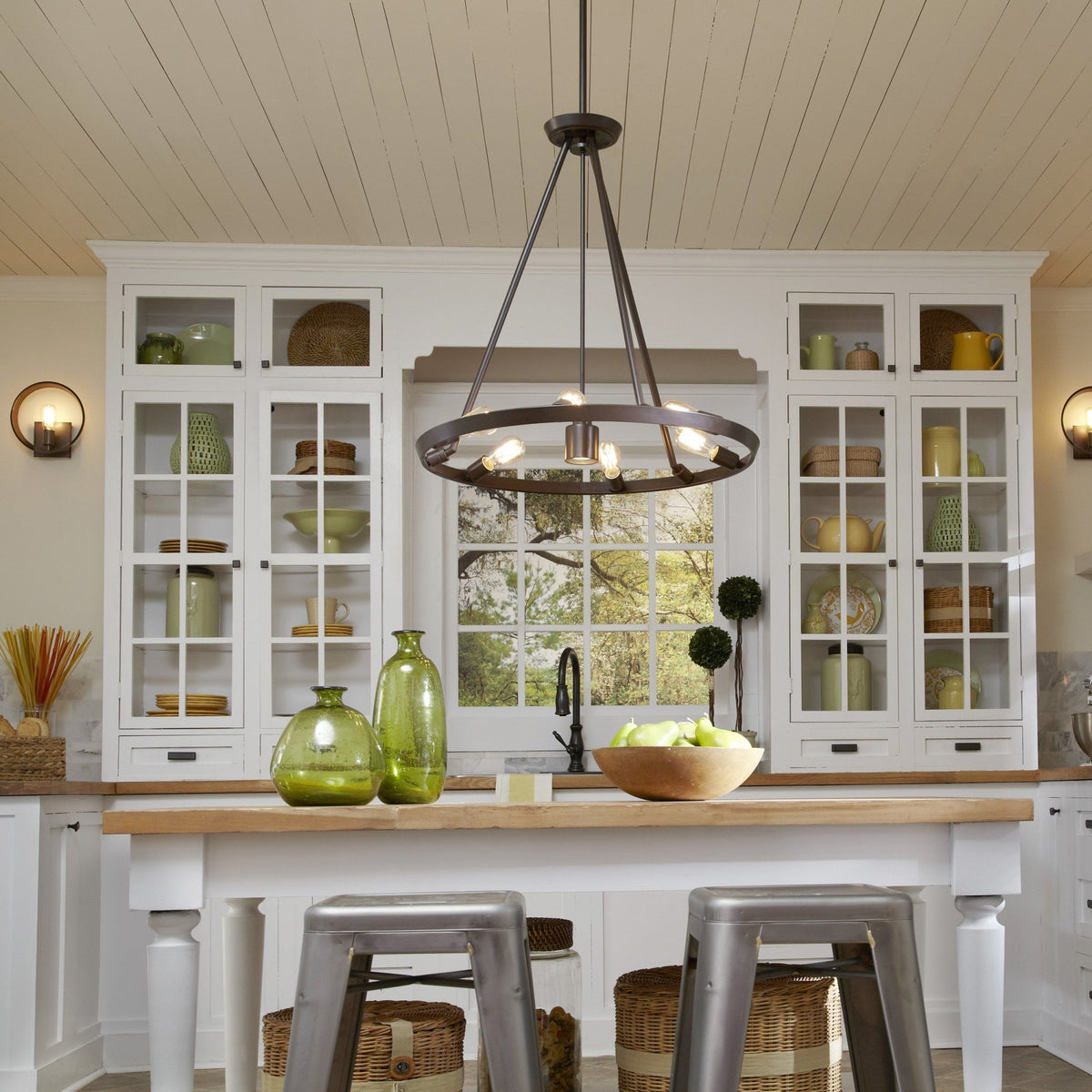 Theater Row Wall Light in Bronze