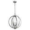 Corinne 3 Light Medium Pendant Chandelier in Polished Nickel