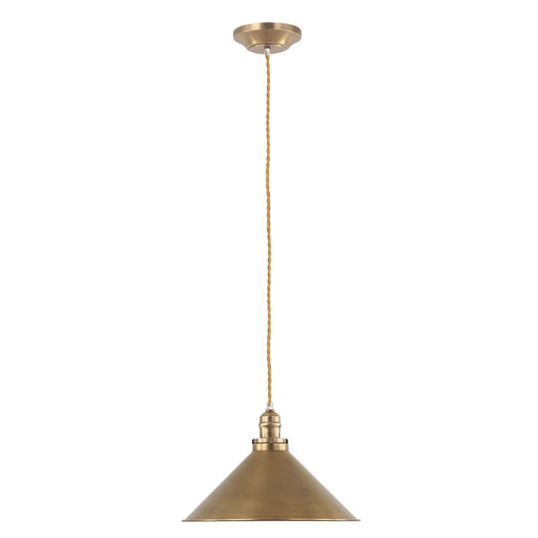 Provence Pendant Light in Aged Brass