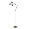 Provence Floor Lamp in Polished Nickel