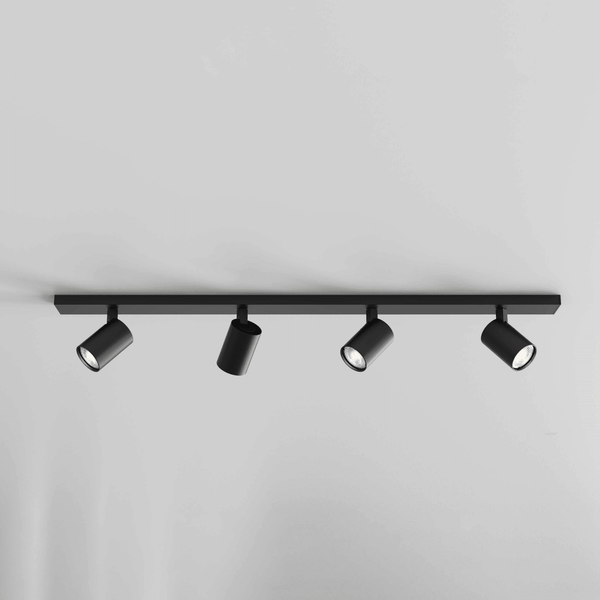 Ascoli Four Light Bar Spotlight in Matt Black