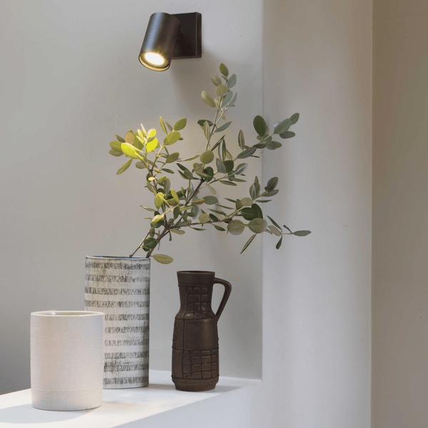 Ascoli Single Spotlight in Matt Black