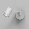 Ascoli Swing Arm Switched Spotlight Wall Light in White
