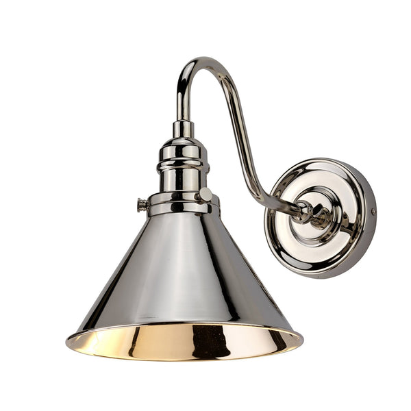 Provence Wall Light in Polished Nickel