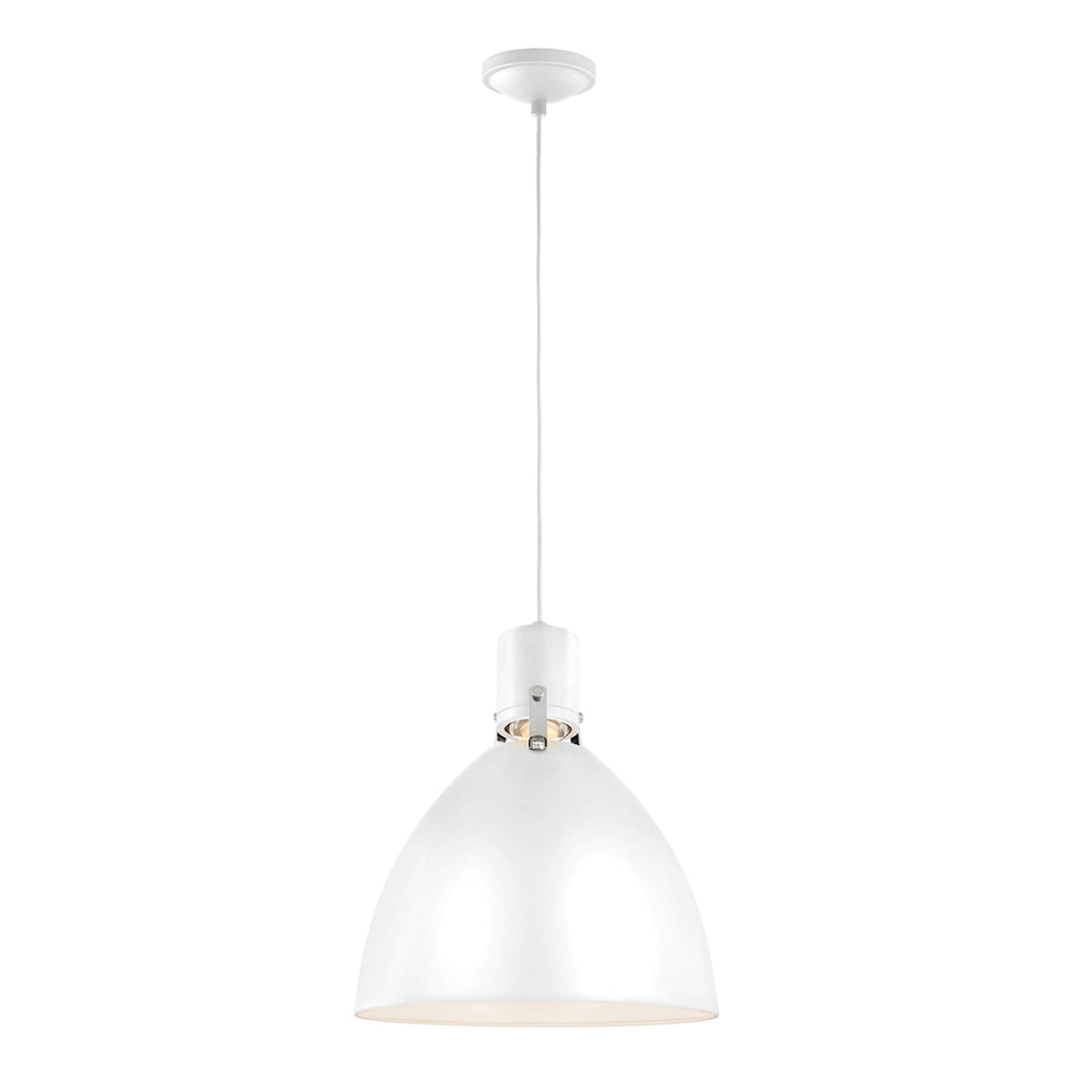Brynne Medium LED Pendant in Flat White
