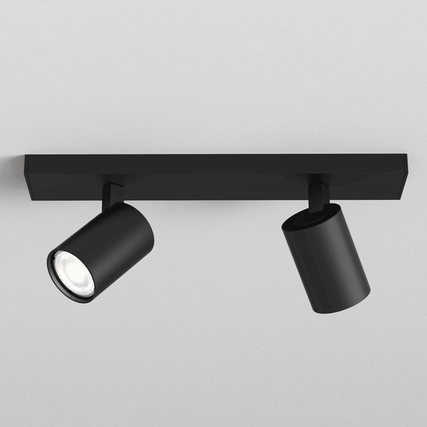 Ascoli Twin Spotlight in Matt Black