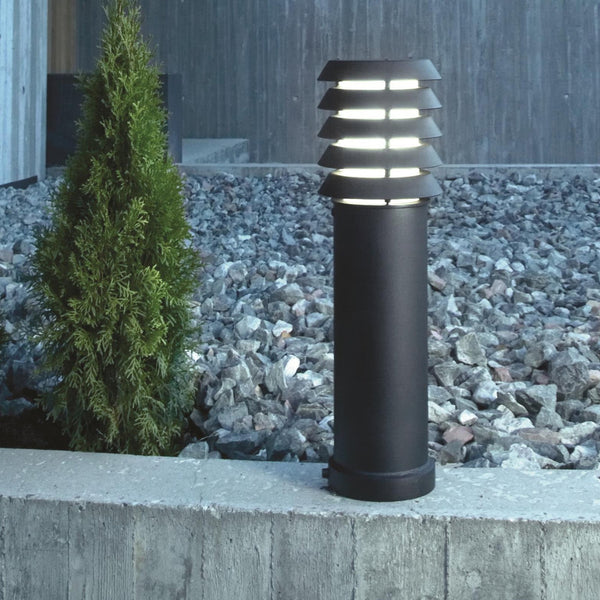 Alta Medium Bollard Light in Black