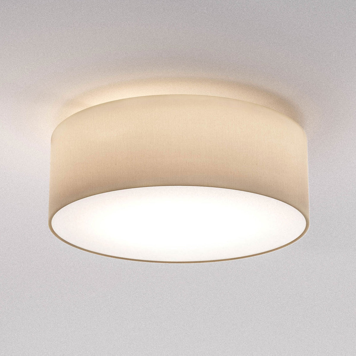 Cambria 380 Putty Fabric Ceiling Light