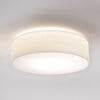 Cambria 480 White Fabric Ceiling Light