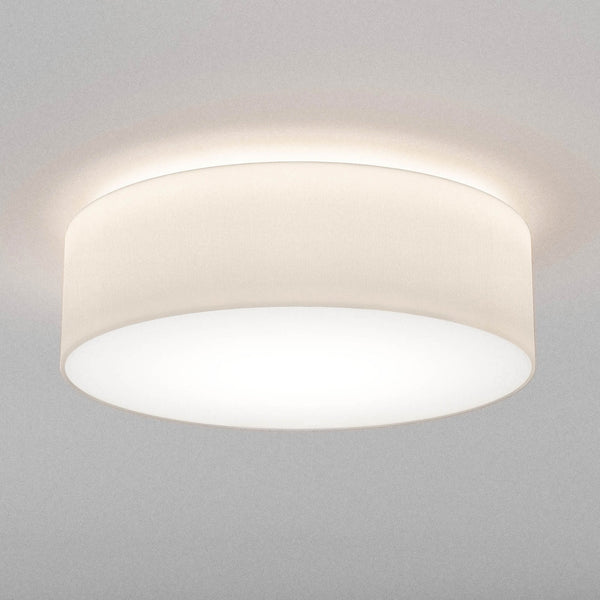 Cambria 580 White Fabric Ceiling Light