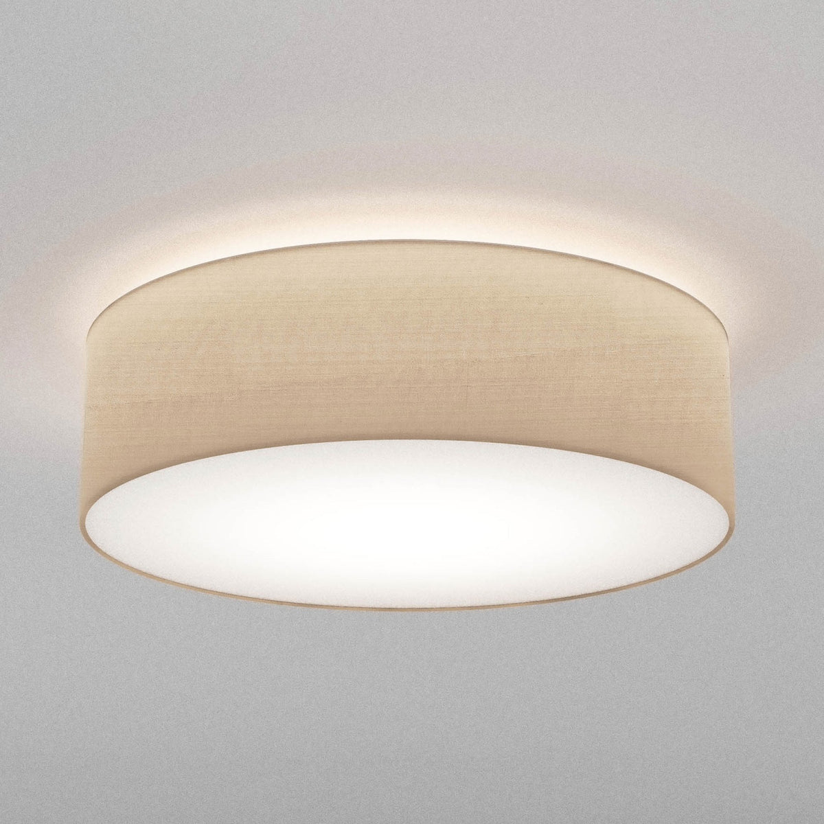 Cambria 580 Putty Fabric Ceiling Light