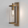 Pimlico 400 Exterior Wall Light in Antique Brass
