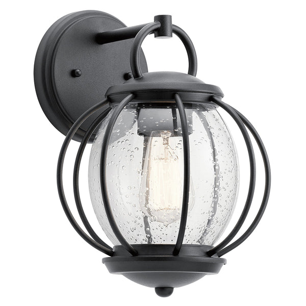 Vandalia Single Wall Lantern in Black