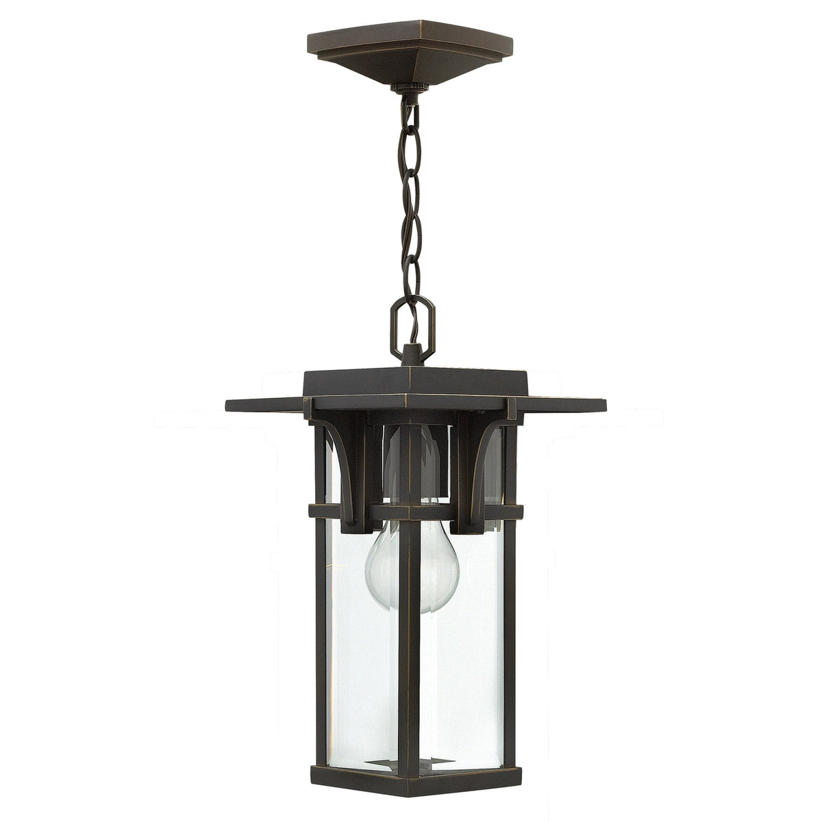 Manhattan Chain Lantern in Oil Rubbed Bronze