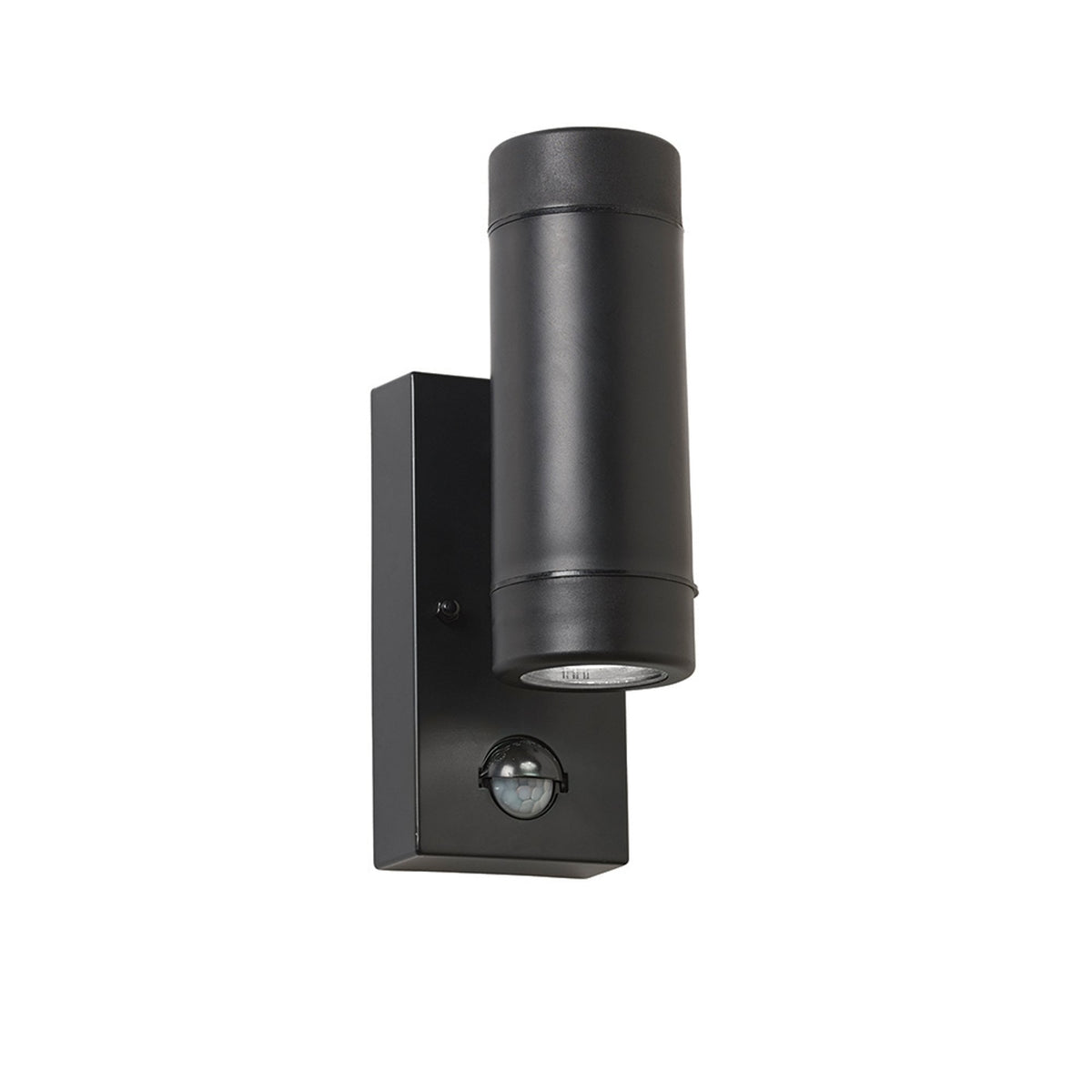 Icarus PIR Up & Down Wall Light IP44 in Black
