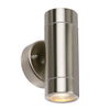 Palin Up & Down IP44 Wall Light in Brushed Stainless Steel
