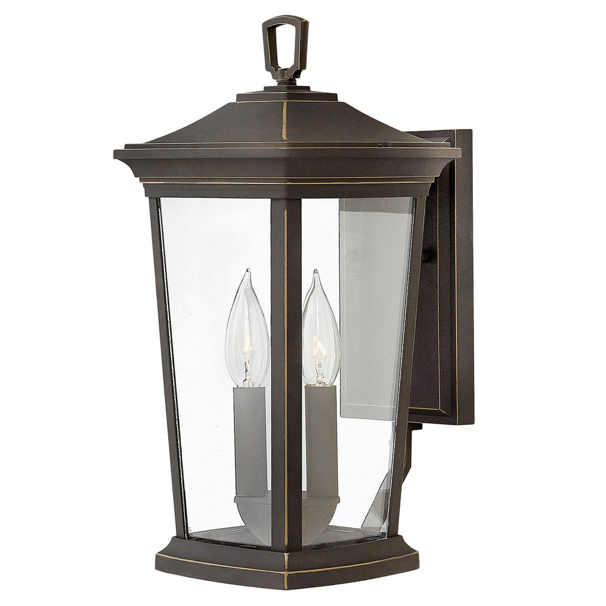 Bromley 2 Light Medium Wall Lantern in Bronze