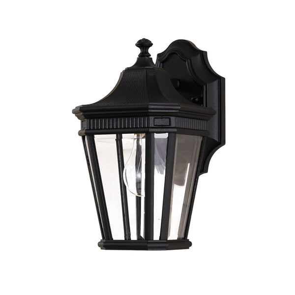 Cotswold Lane 1 Light Small Wall Lantern in Black
