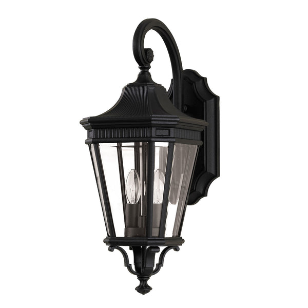 Cotswold Lane 2 Light Medium Wall Lantern in Black