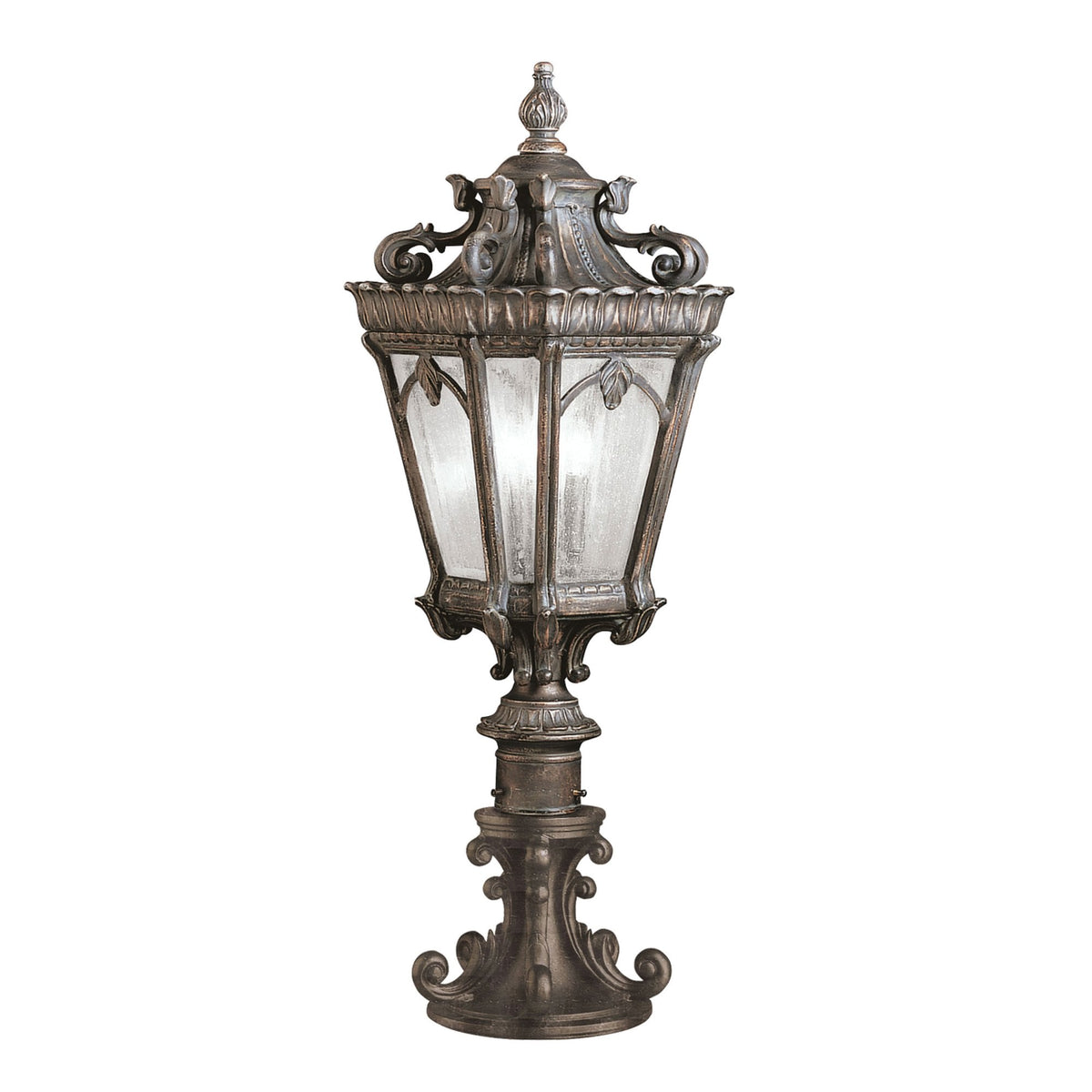 Tournai 2 Light Exterior Large Pedestal
