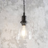 Hoxton Domed Glass & Antique Bronze Pendant Light