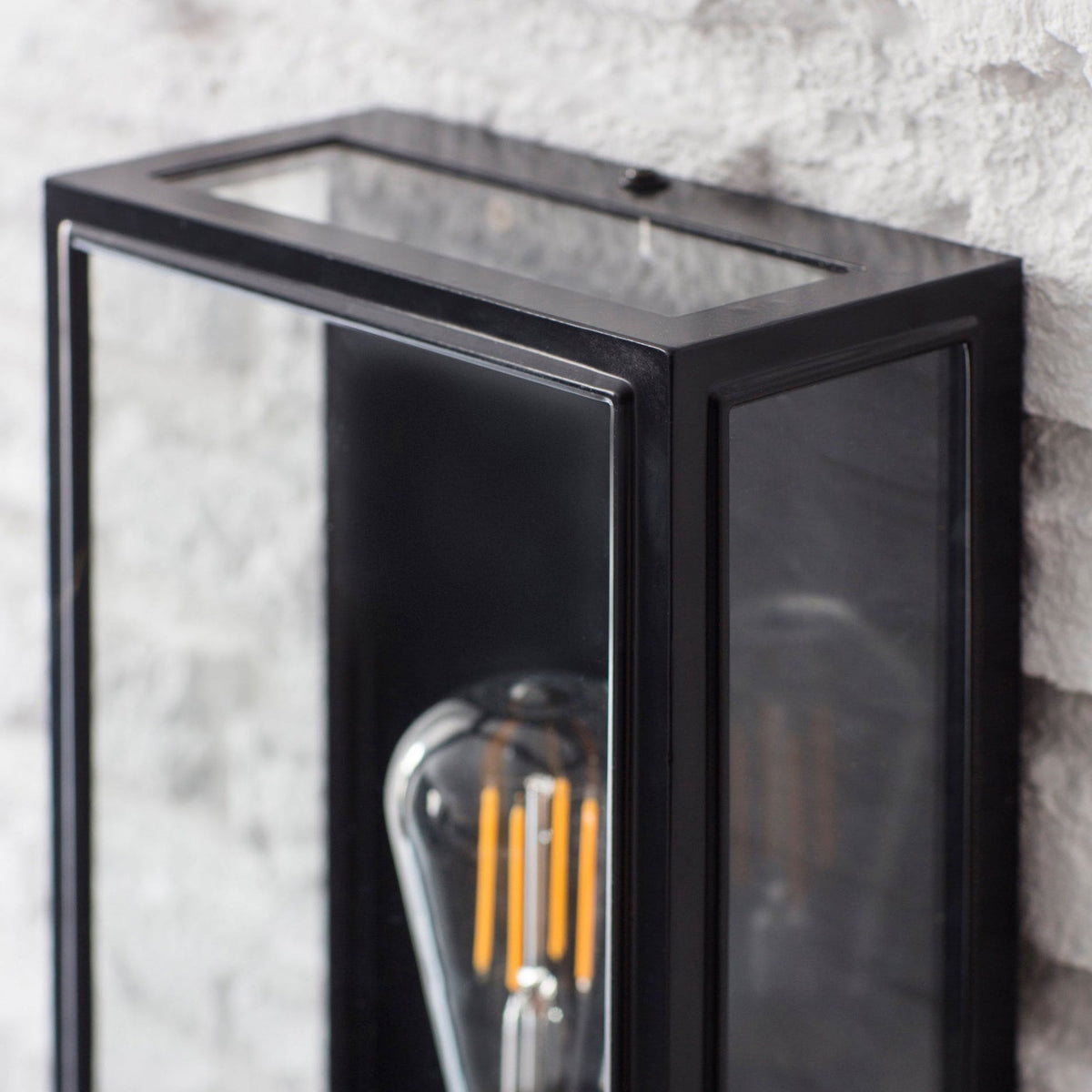 Belgrave Large Exterior Wall Lantern in Carbon Black