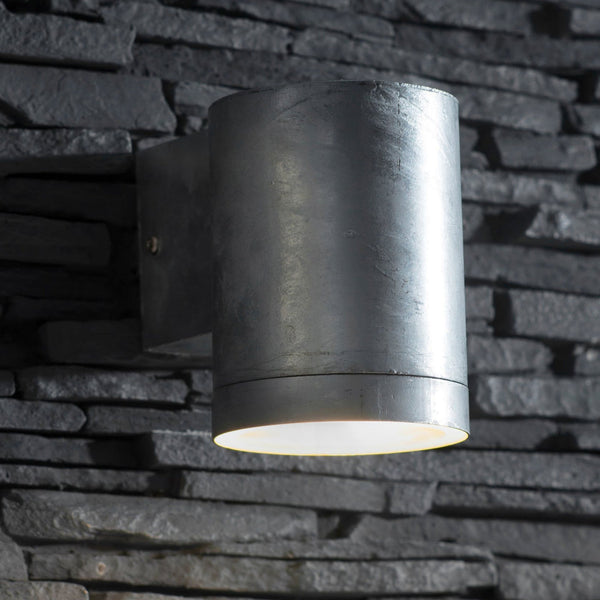 St Ives Large Galvanised Steel Down Light