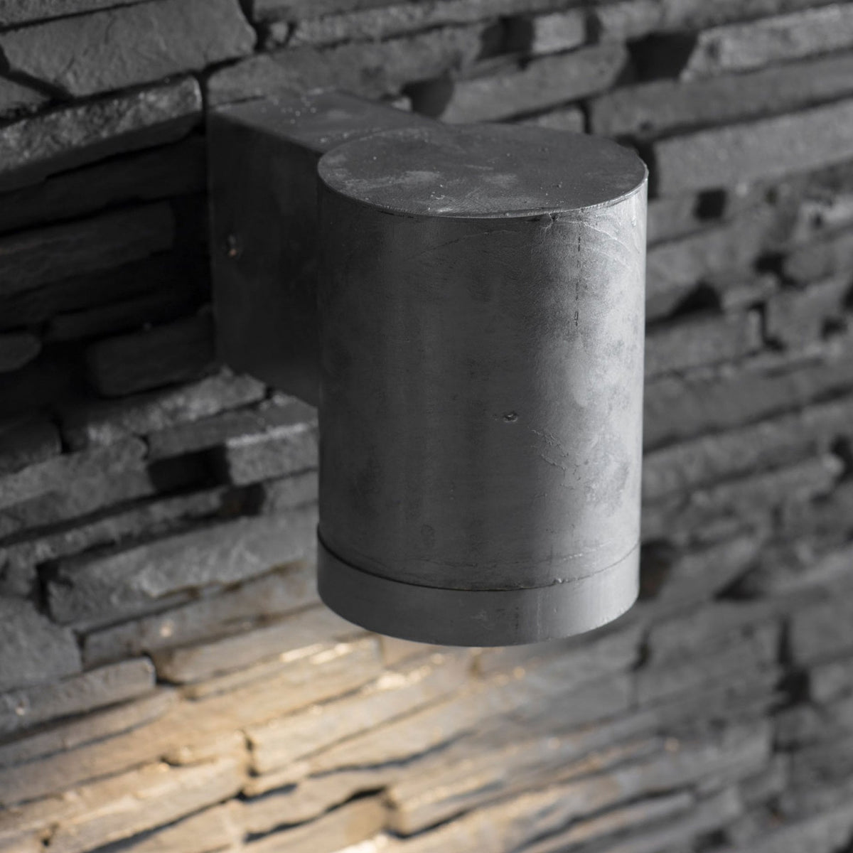 St Ives Large Galvanised Steel Down Light