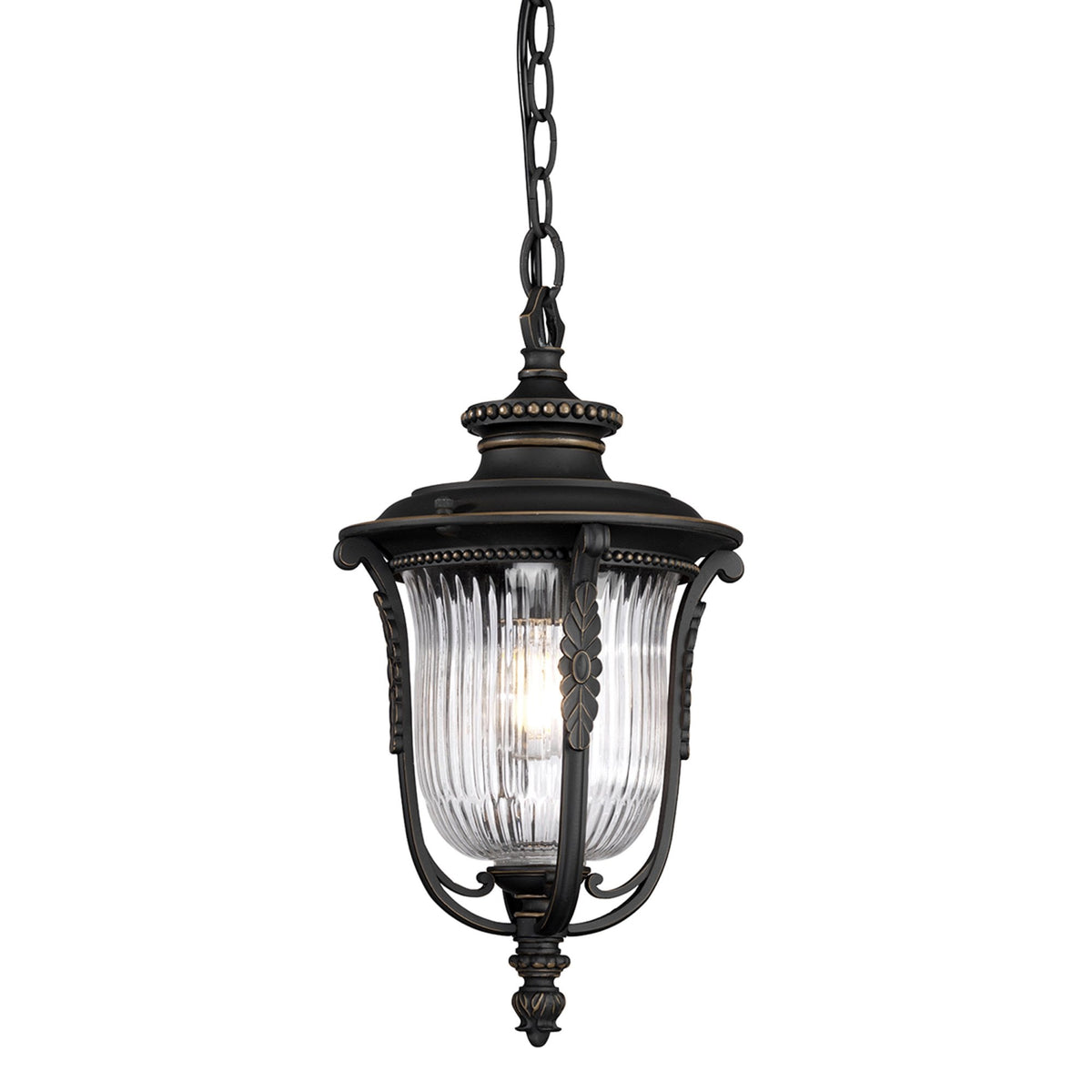 Luverne Chain Lantern Pendant in an Oil Rubbed Bronze Finish