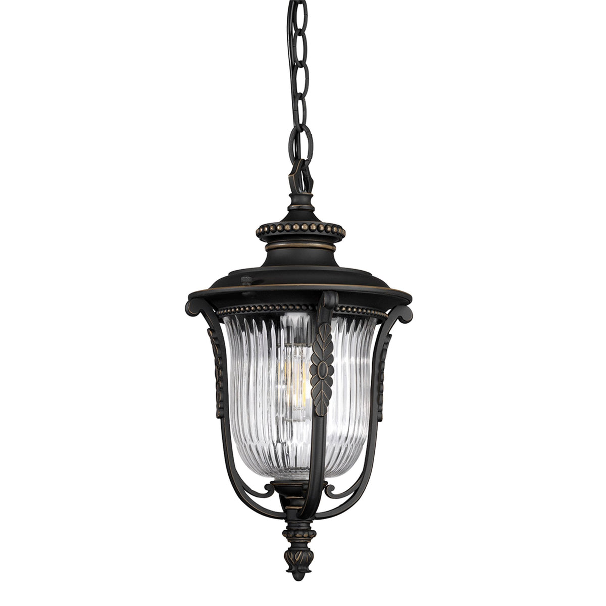 Luverne Chain Lantern Pendant in an Oil Rubbed Bronze Finish