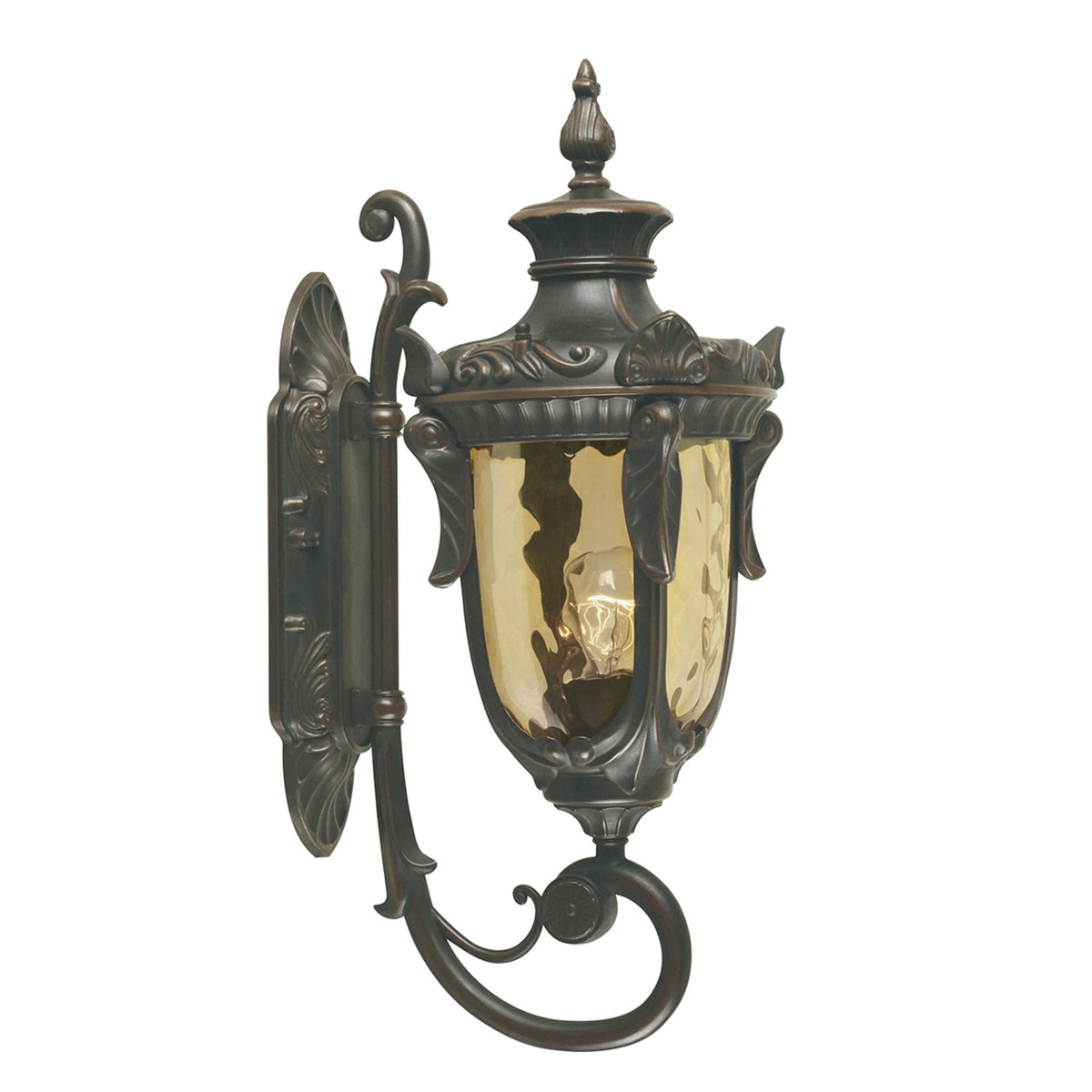 Philadelphia 1 Light Medium Wall Lantern in Old Bronze