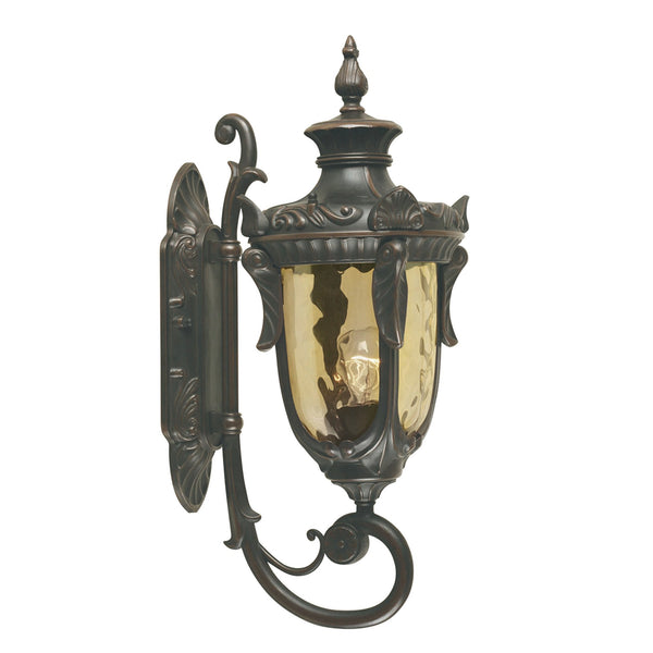 Philadelphia 1 Light Medium Wall Lantern in Old Bronze