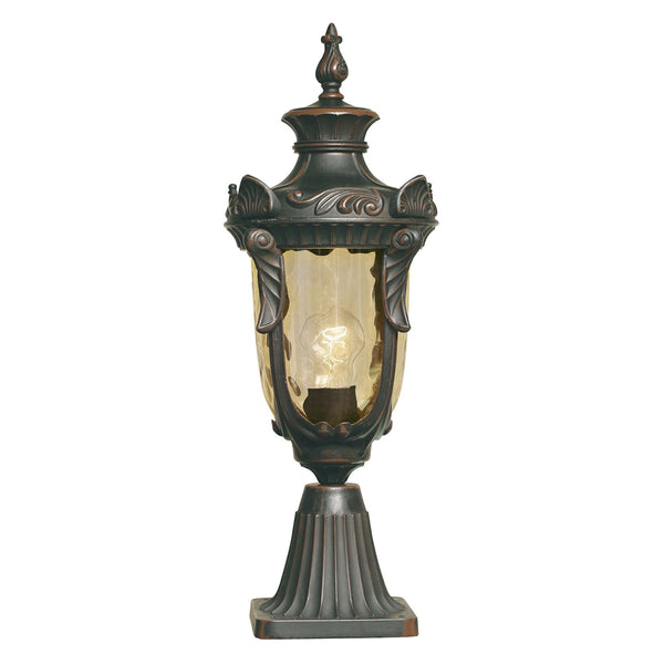 Philadelphia 1 Light Medium Pedestal in Old Bronze
