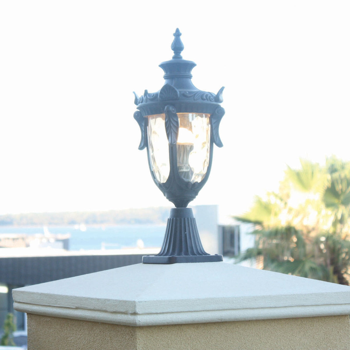 Philadelphia 1 Light Medium Pedestal in Old Bronze