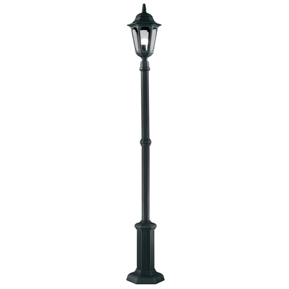 Parish 1 Light Lamp Post in Black