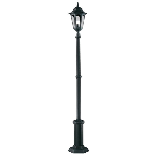 Parish 1 Light Lamp Post in Black