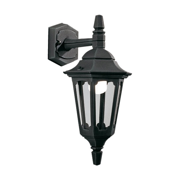 Parish Mini 1 Light Down Wall Lantern in Black
